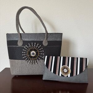 Ghana Purse with matching wallet